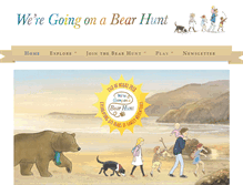 Tablet Screenshot of jointhebearhunt.com